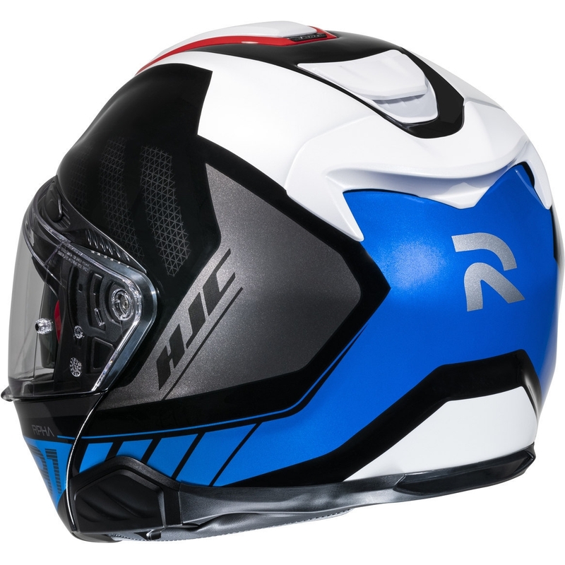 HJC RPHA 91 Rafino MC21 червено-синьо-черно-бяла мотоциклетна каска