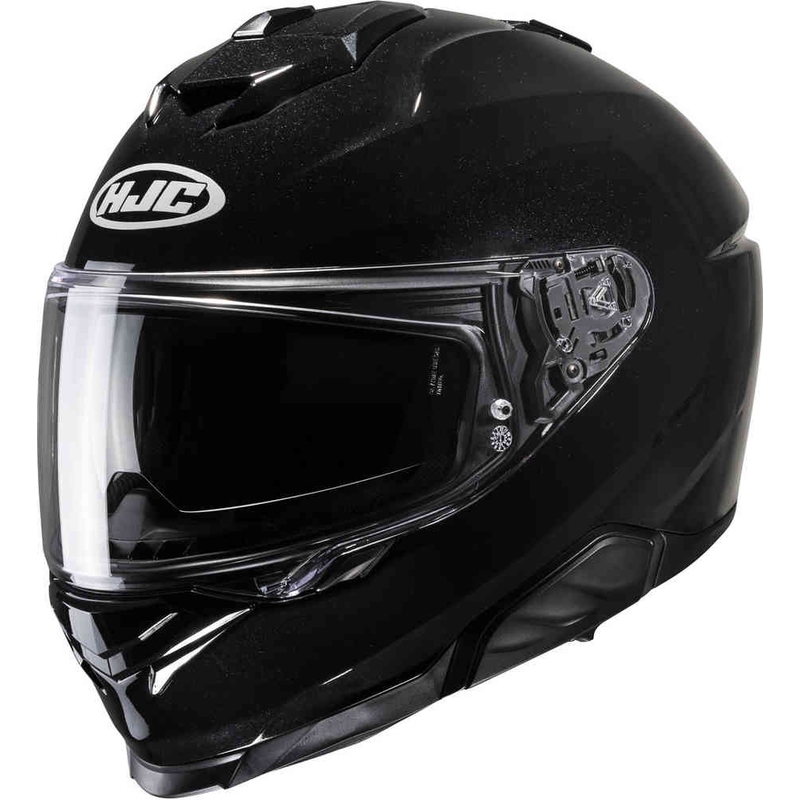 Интегрална мотоциклетна каска HJC i71 Solid black metallic