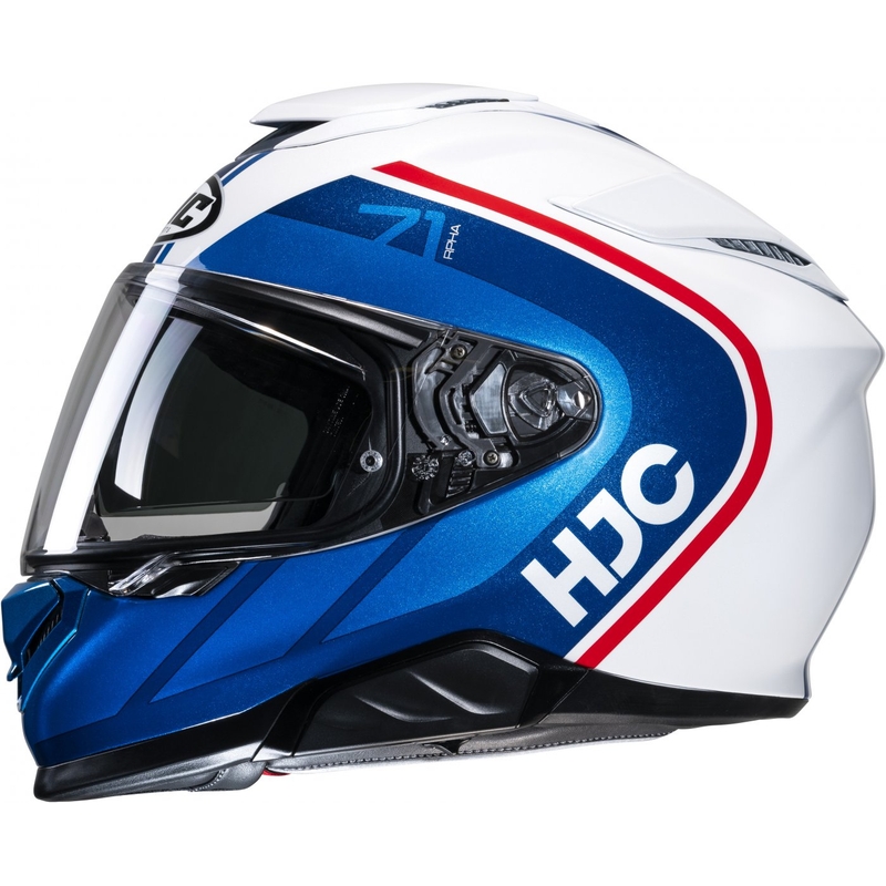 Интегрална мотоциклетна каска HJC RPHA 71 Mapos MC21 червено-синьо-бяло разпродажба