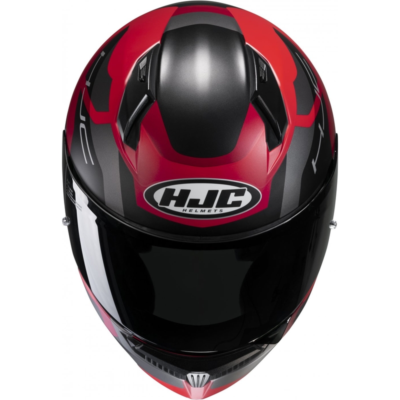 HJC C10 Tins MC1SF черно-сиво-червена интегрална мотоциклетна каска