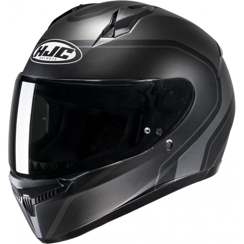 Интегрална мотоциклетна каска HJC C10 Elie MC5SF черно-сива