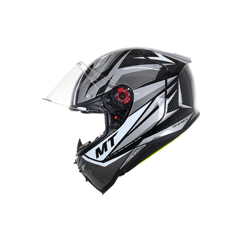 MT FF110 Revenge 2 Kley бяло-сиво-черна интегрална мотоциклетна каска разпродажба