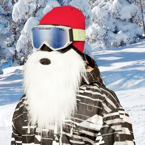 Beardski Маска на Дядо Коледа бяла