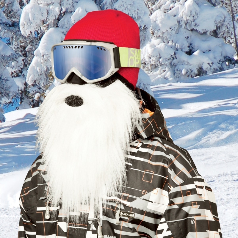 Beardski Маска на Дядо Коледа бяла