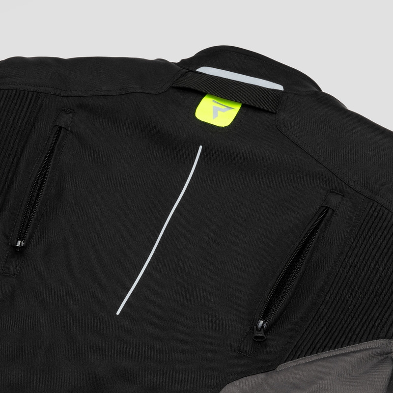 Мотоциклетно яке Rebelhorn Spark black-grey-fluo yellow разпродажба