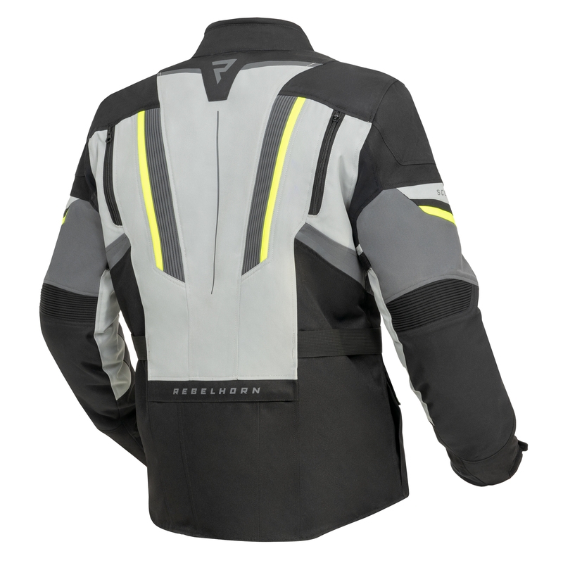 Мотоциклетно яке Rebelhorn Scout black-grey-fluo yellow разпродажба