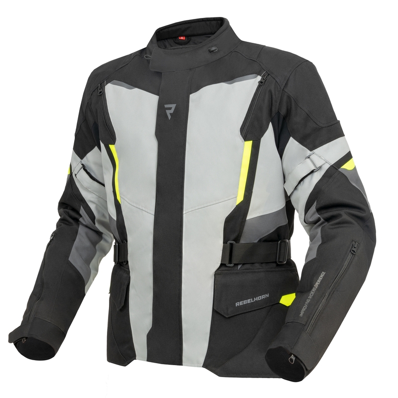 Мотоциклетно яке Rebelhorn Scout black-grey-fluo yellow разпродажба