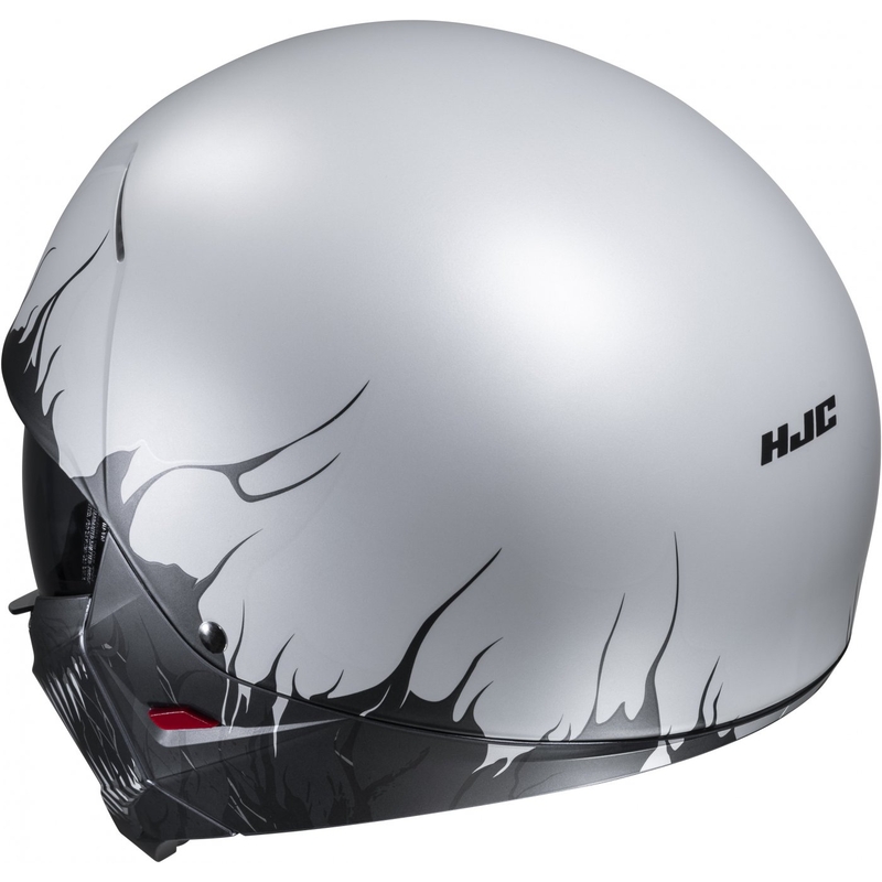 Отворена каска с маска HJC i20 Scraw MC10SF черно-сива