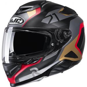 HJC RPHA 71 Hapel MC1SF черно-сиво-кафяво-червена интегрална мотоциклетна каска