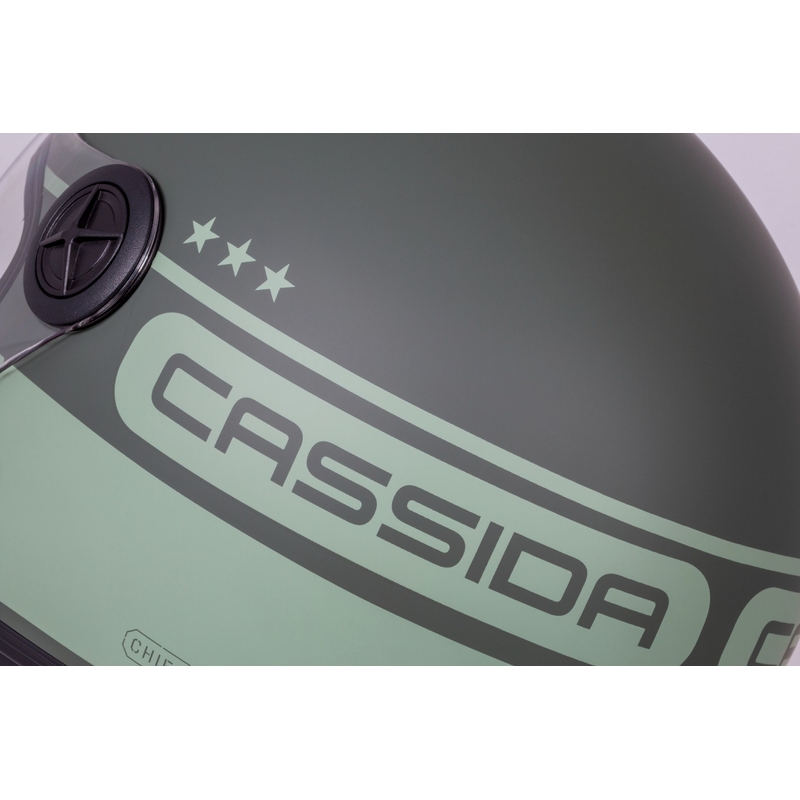 Cassida Handy Plus Chief отворена мотоциклетна каска зелена