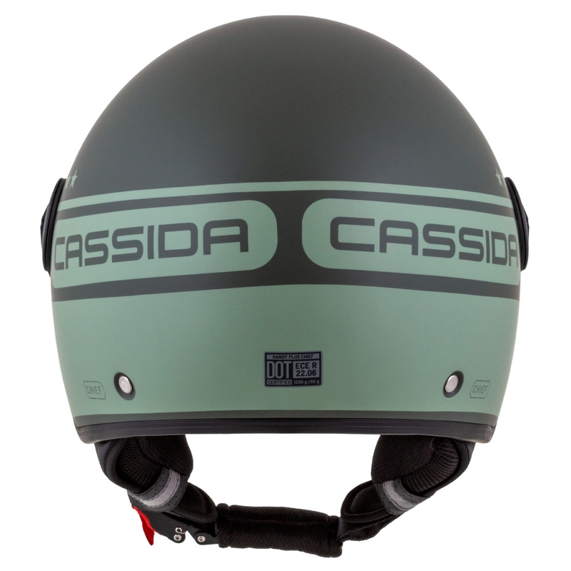 Cassida Handy Plus Chief отворена мотоциклетна каска зелена