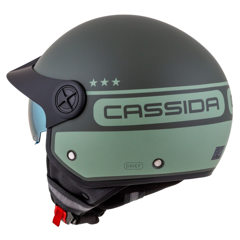 Cassida Handy Plus Chief отворена мотоциклетна каска зелена