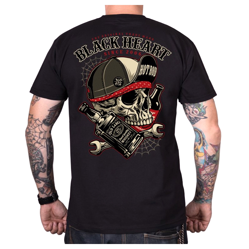 Мъжка тениска Black Heart Commander black
