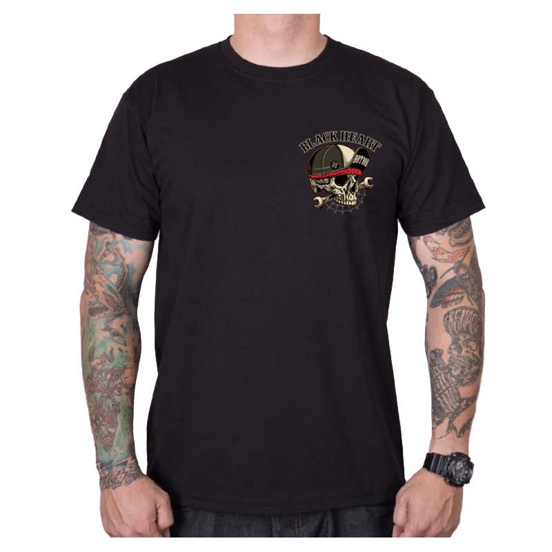 Мъжка тениска Black Heart Commander black