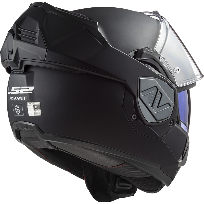 Мото каска с отваряне LS2 FF906 Advant Solid, черна матова