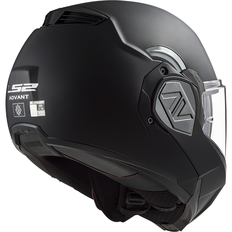 Мото каска с отваряне LS2 FF906 Advant Solid, черна матова
