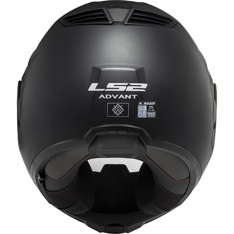 Мото каска с отваряне LS2 FF906 Advant Solid, черна матова