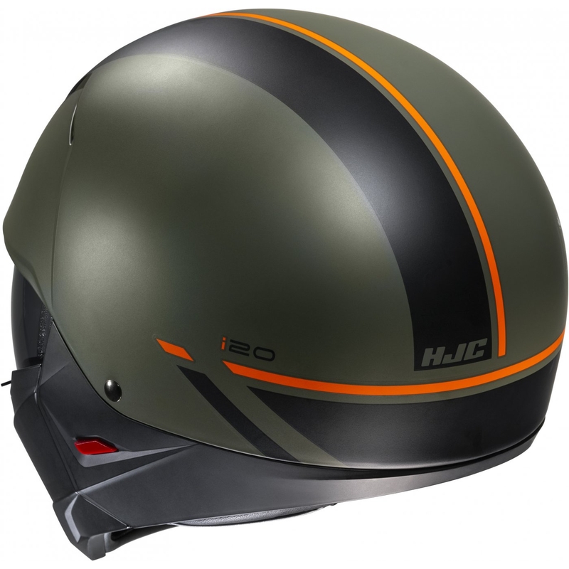 Отворена каска с маска HJC i20 Batol MC4SF оранжево-черно-зелена разпродажба