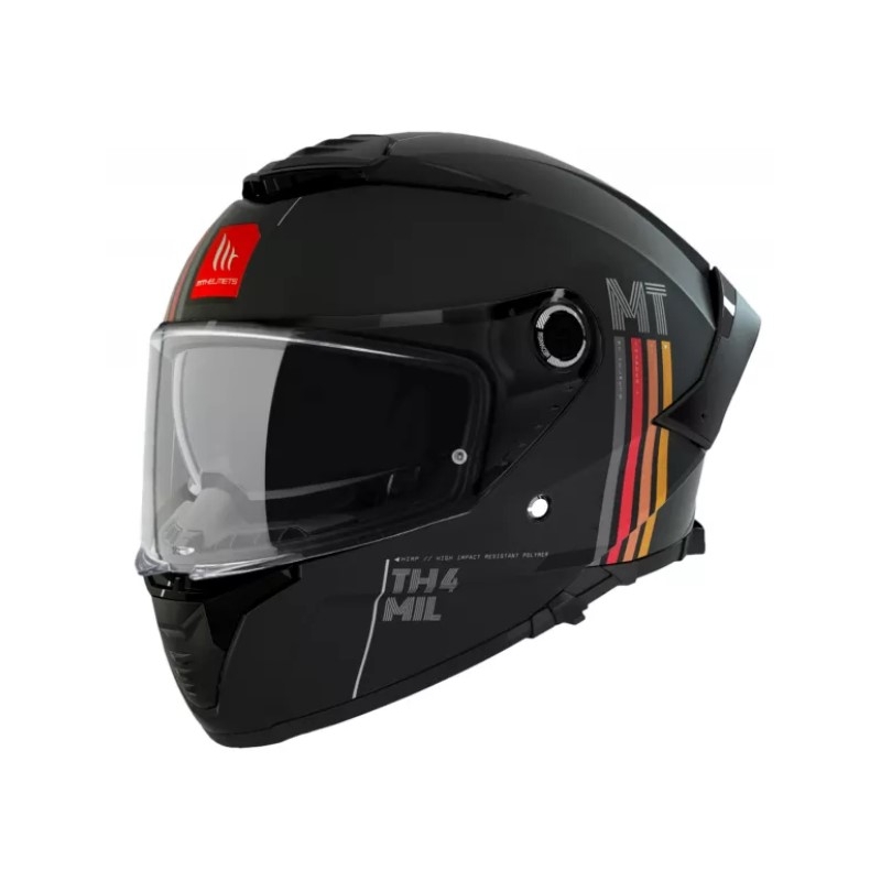 MT Thunder 4 SV Mil A11 интегрална мотоциклетна каска черна матова разпродажба
