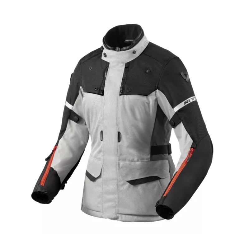 Дамско мотоциклетно яке Revit Outback 4 H2O Silver and Black