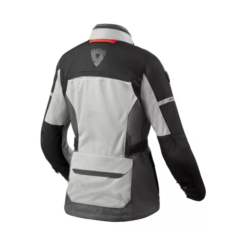 Дамско мотоциклетно яке Revit Outback 4 H2O Silver and Black