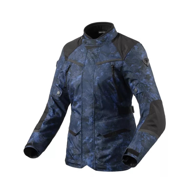 Дамско мотоциклетно яке Revit Voltiac 3 H2O camo blue разпродажба