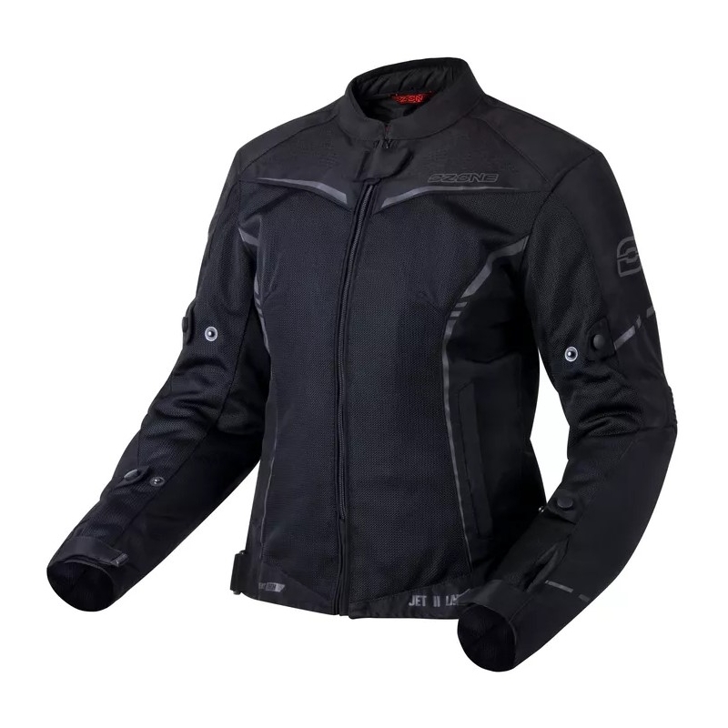 Мотоциклетно яке Ozone Jet II Black за жени разпродажба