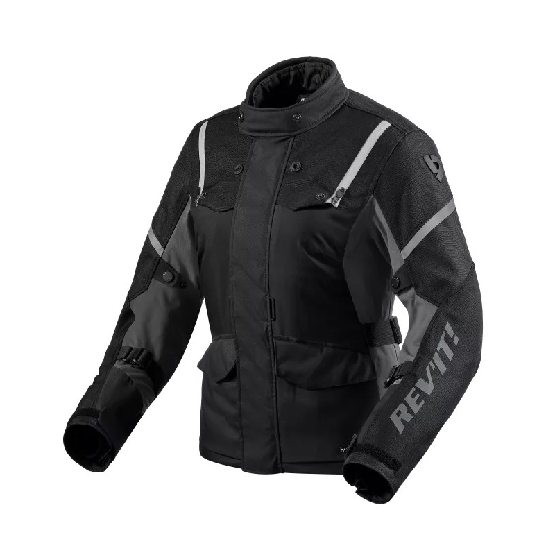 Дамско яке Revit Horizon 3 H2O Black and White за мотоциклетизъм