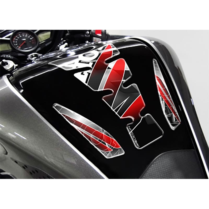 Капак на резервоара за гориво - Print Wings tankpad silver with side part