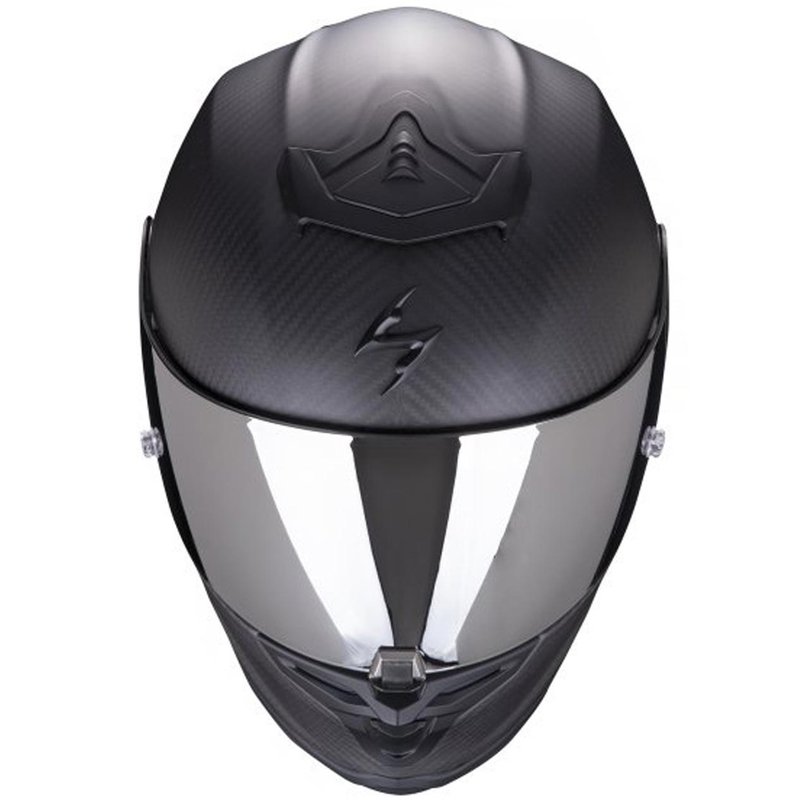 Каска Scorpion EXO-R1 EVO Carbon Air Solid, пълна лицева, черна, матова