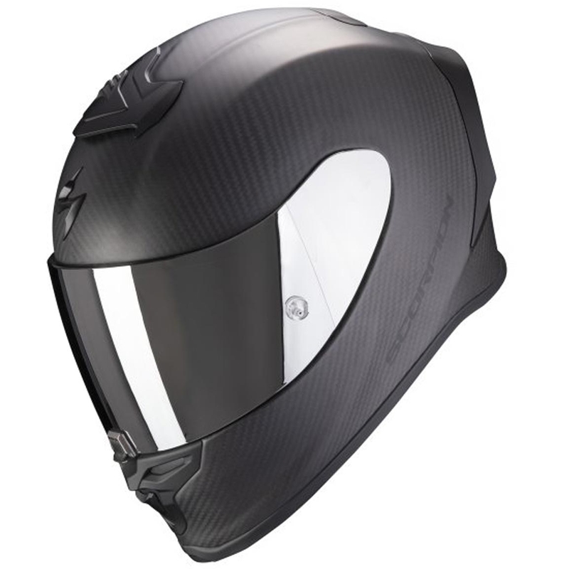 Каска Scorpion EXO-R1 EVO Carbon Air Solid, пълна лицева, черна, матова