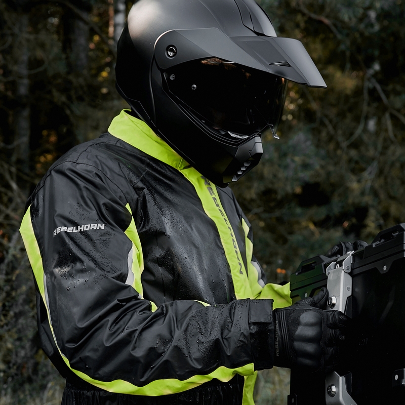 Дъждобран за пътуване Rebelhorn black-fluo yellow