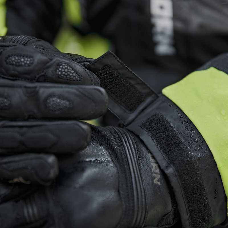 Moto bunda do deště Rebelhorn Patrol fluo žluto-černá