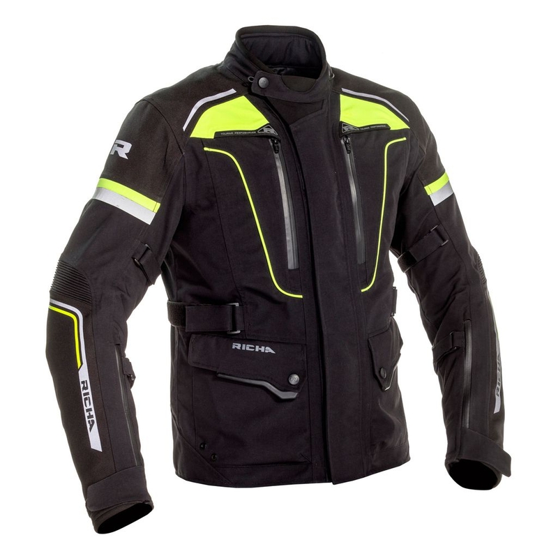 Bunda na motorku RICHA Infinity 2 Pro černo-fluo žlutá výprodej