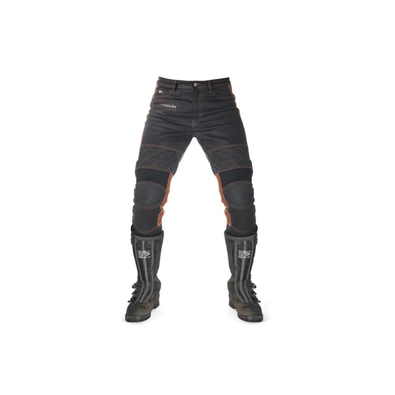 Панталони за мотоциклет Fuel Sergeant 2 Waxed Brown and Black