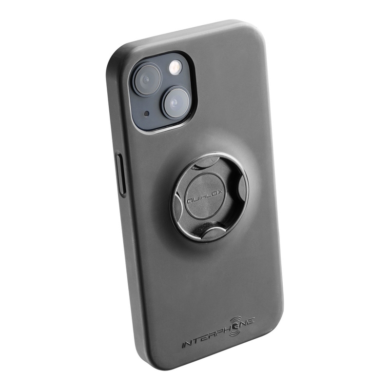 Защитен калъф Interphone QUIKLOX за Apple iPhone 14, черен
