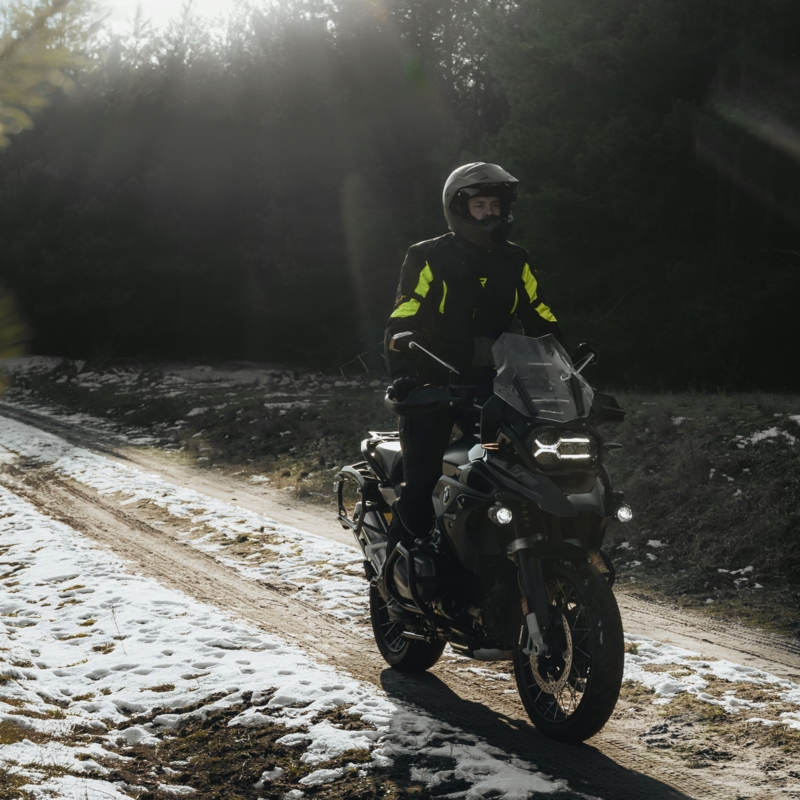 Мотоциклетно яке Rebelhorn Hardy II black-fluo yellow разпродажба