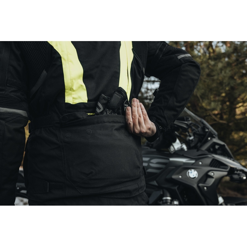 Мотоциклетно яке Rebelhorn Hardy II black-fluo yellow разпродажба