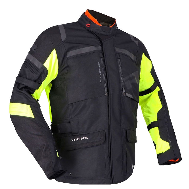 Мотоциклетно яке RICHA Brutus GTX black-fluo yellow разпродажба