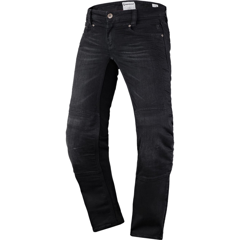Дамски дънки SCOTT Denim Stretch Motorcycle Jeans Black