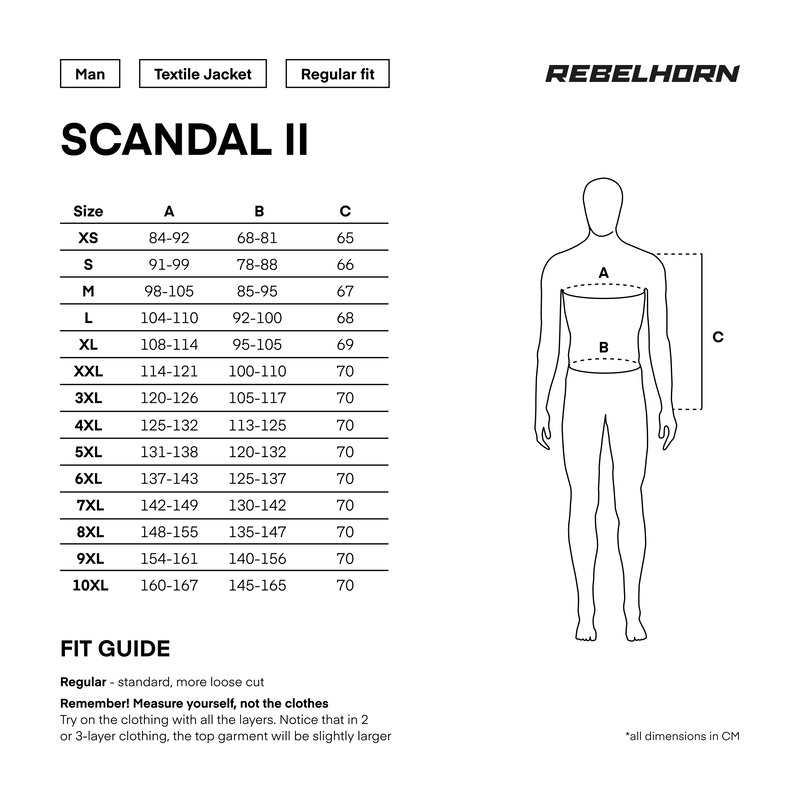 Мотоциклетно яке Rebelhorn Scandal II silver-black