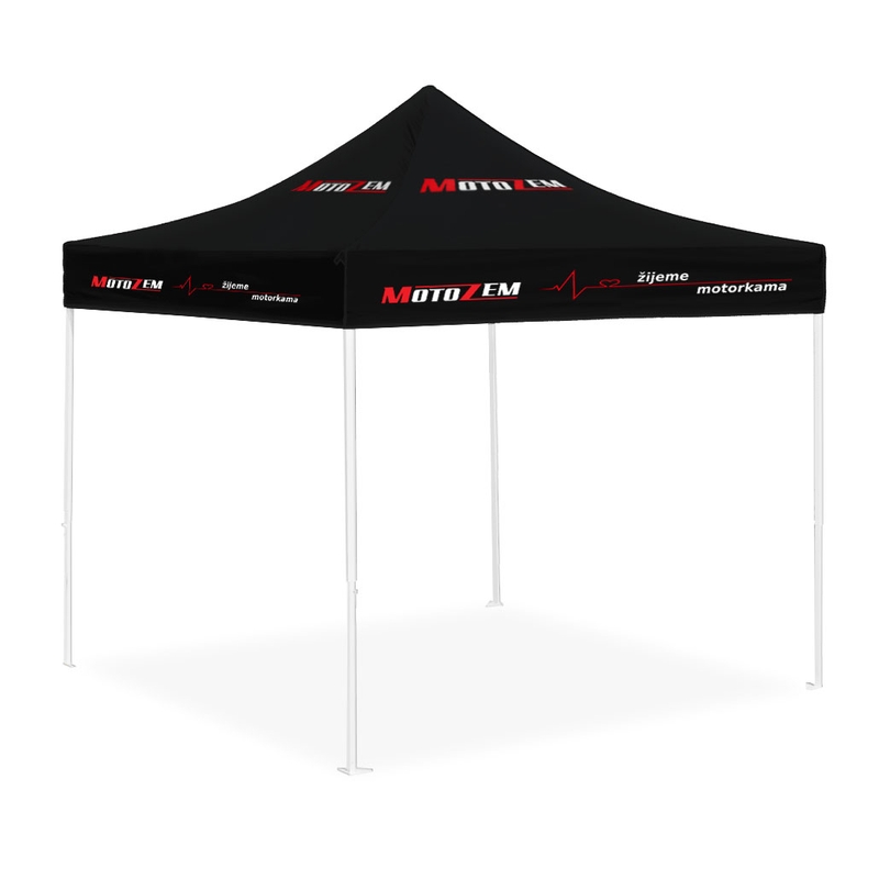 MotoZem Уникален покрив на състезателна палатка