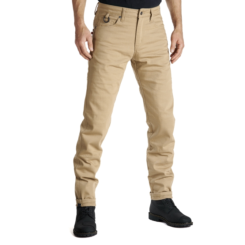 Мотоциклетни дънки PANDO MOTO Robby Slim beige разпродажба
