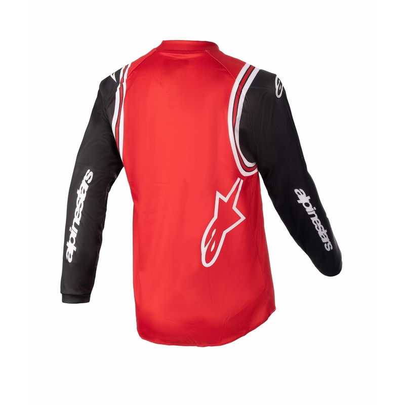 Alpinestars Racer Acumen Limited Edition Червено, черно и бяло детско яке за мотокрос