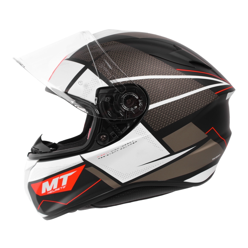 Integrální přilba na motorku MT Targo Podium B0 černo-šedo-bílá výprodej