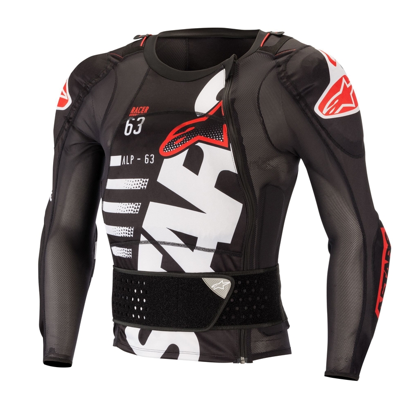 Chránič těla Alpinestar Sequence Protection černo-bílo-červený
