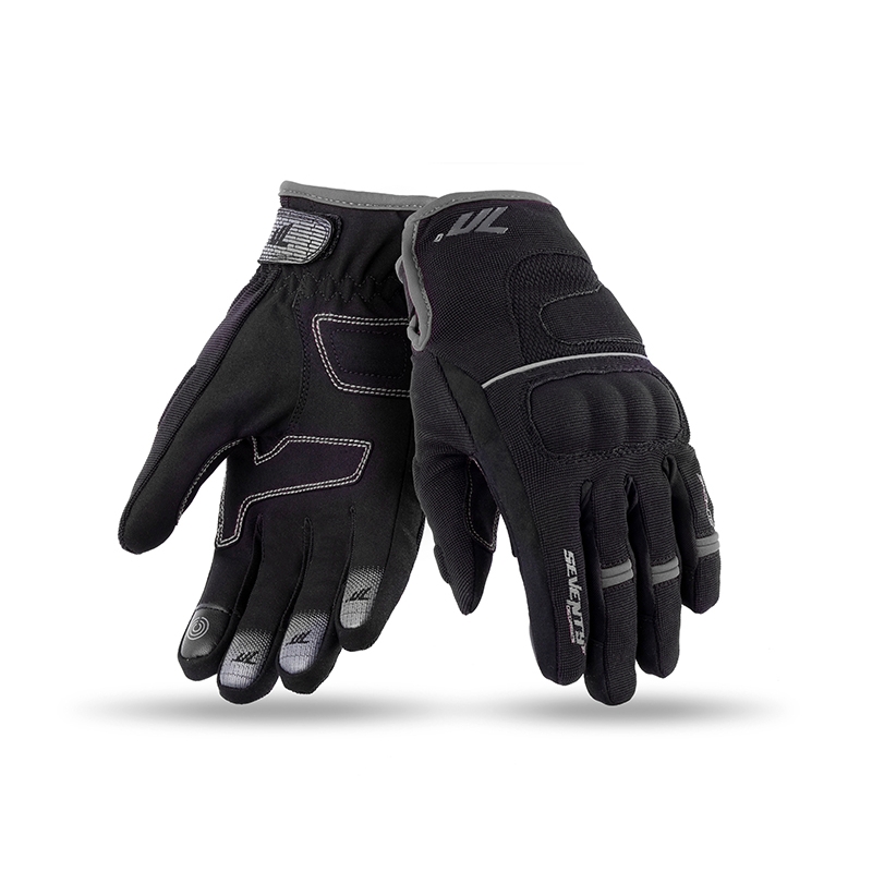 Ръкавици за мотоциклет SEVENTY DEGREES SD-C43 black-grey