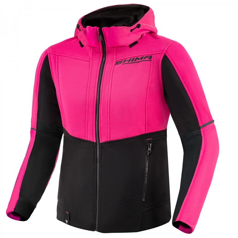 Дамски мотоциклетен суитшърт Shima Daybreaker черно-розов