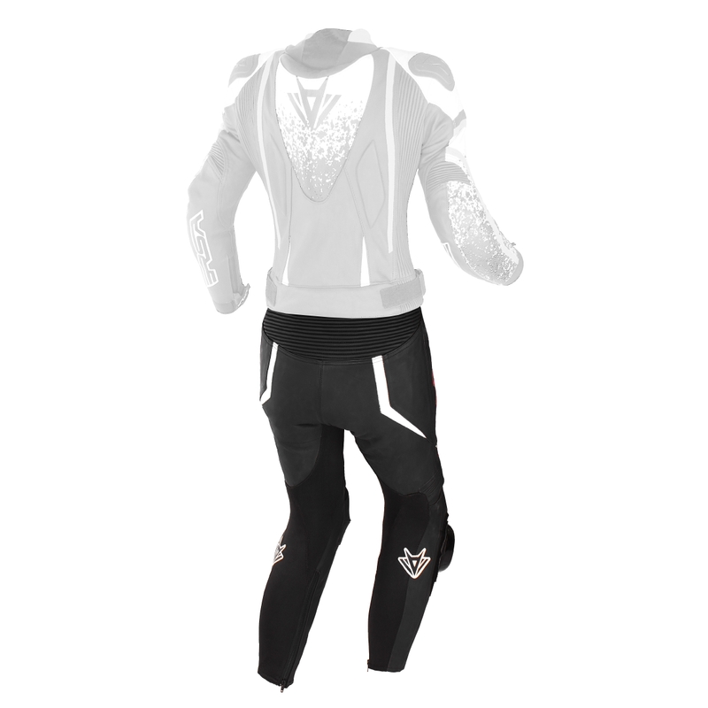 Дамски панталони за мотоциклетизъм RSA GT2 Black-White-Fluo Pink разпродажба