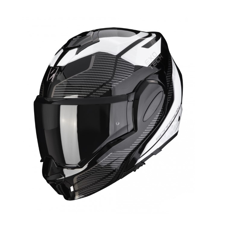 Překlápěcí přilba Scorpion EXO-TECH EVO ANIMO černo-bílá výprodej